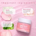 Pink Clay Mask - Anti-Aging Deep Cleansing Factory