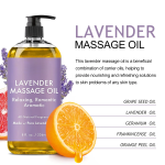 Body Massage Oil - Lavender Soothing Relaxation