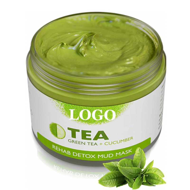 Green Tea Mask - Anti Acne Cucumber Mud Cleansing