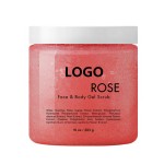 Rose Face Scrub - Natural Whitening Cleansing Gel