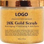 24K Gold Scrub - Face Exfoliating Anti Aging Factory