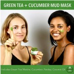 Green Tea Mask - Anti Acne Cucumber Mud Cleansing