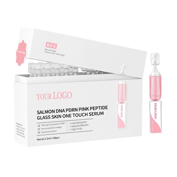 Salmon DNA Serum - OEM Pink Peptide Glass Skin Supplier