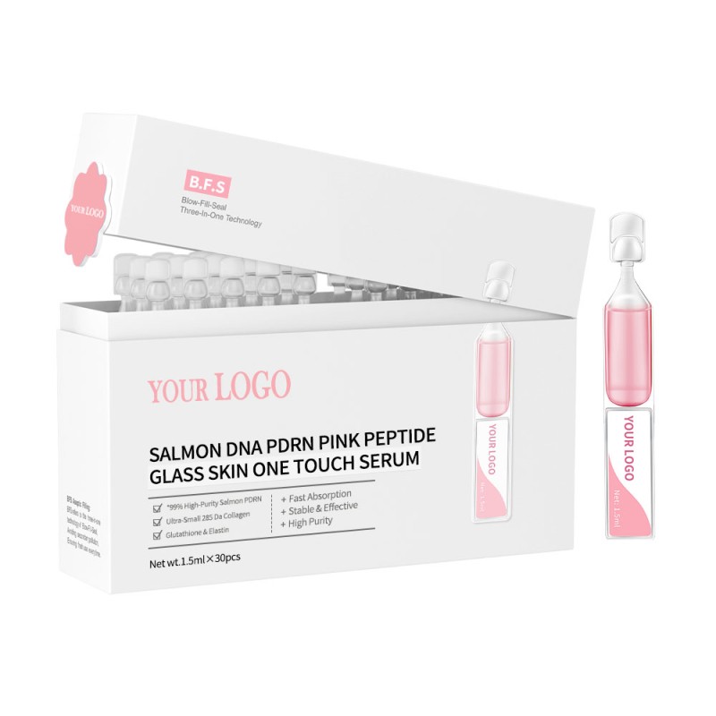 Salmon DNA Serum - OEM Pink Peptide Glass Skin Supplier