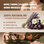Muscle Massage Oil Manufacturer - Private Label Herbal Warming Relief