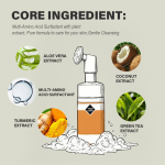 Amino Acid Face Wash Manufacturer - Private Label Green Tea Aloe Brush