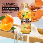 Body Scrub Shower Gel - Vitamin C Double Whitening