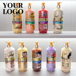 Exfoliating Body Wash - Private Label Papaya Lavender