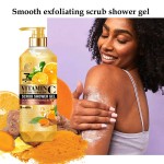 Body Scrub Shower Gel - Vitamin C Double Whitening