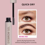 Brow Gel Factory - Natural Finish Clear Wax Extreme Hold