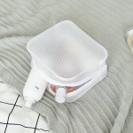 Cosmetic Bag Manufacturer - Travel White Mesh Waterproof Wash
