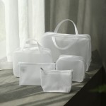 Cosmetic Bag Manufacturer - Travel White Mesh Waterproof Wash