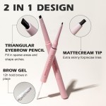 Eyebrow Pencil Manufacturer - OEM Double Head Waterproof 2in1
