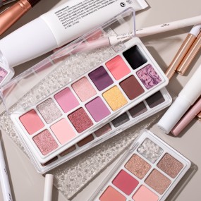 Eyeshadow Palette Factory - 14 Colors Luxurious Shimmer Rich