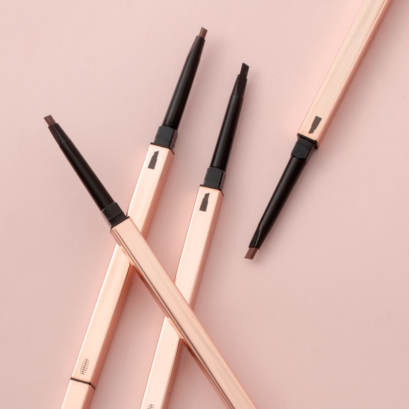 Eyebrow Pencil Manufacturer - Private Label Gold Ultra Fine Retractable