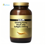 Royal Jelly Softgels 1000mg - Ginseng Honey Formula