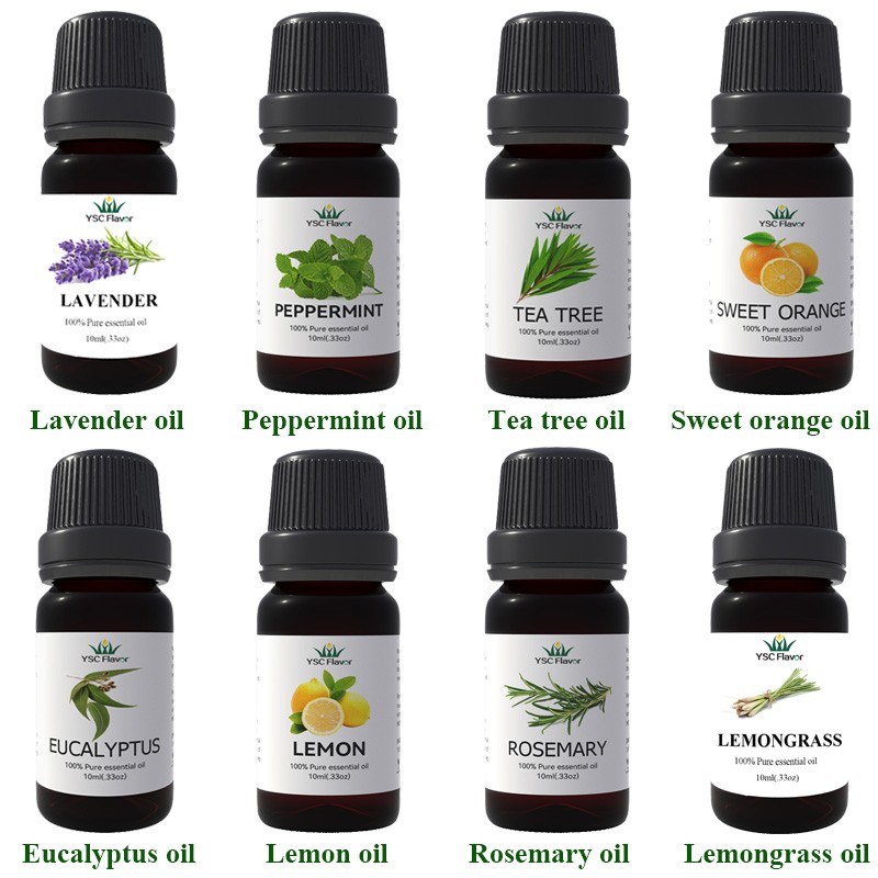 Aromatherapy Set 10mlx8 - Organic Essential Oil