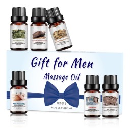 Massage Oil Set 6pc - Men Health Care Formula