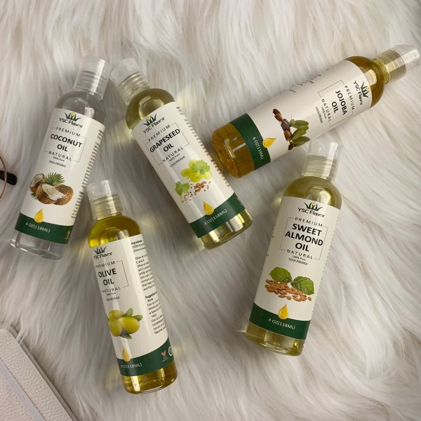 Carrier Oil Set - Olive Jojoba Coconut Almond