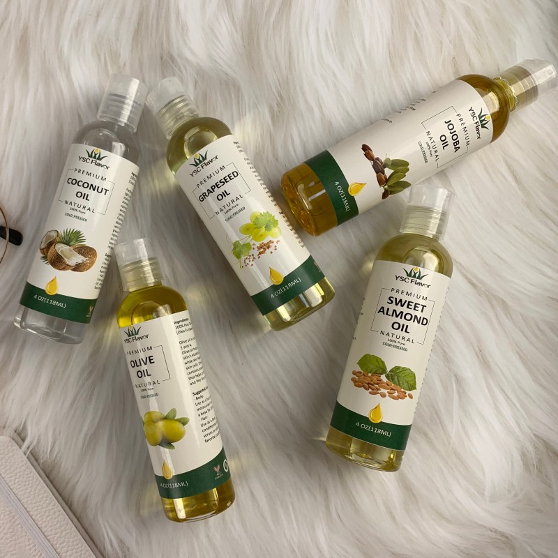 Carrier Oil Set - Olive Jojoba Coconut Almond