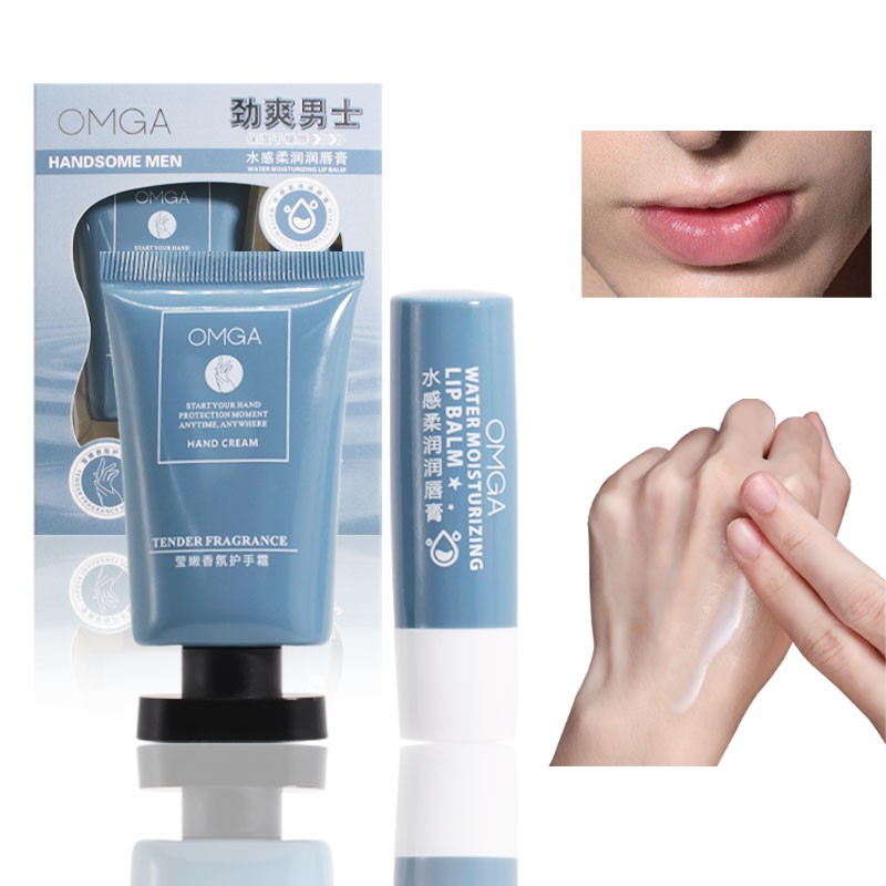 Hand Lip Care Set Manufacturer - New Arrival 2 in 1 Men Care
