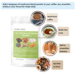 3 in 1 Blend Mushroom Extract Coffee Powder Lions Mane Cordyceps  Reishi