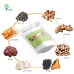 Customized Private 8 in 1 Mushroom Extract Blend 250G 8.8OZ BAG