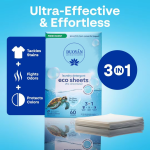 Laundry Sheets 60 Load - Travel Friendly Detergent