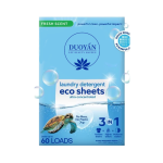 Laundry Sheets 60 Load - Travel Friendly Detergent