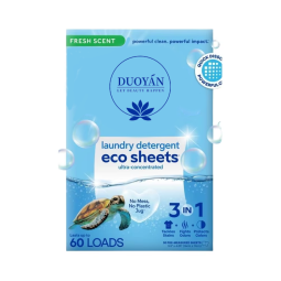 Laundry Sheets 60 Load - Travel Friendly Detergent
