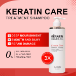 Keratin Hair Set - Smoothing Frizz Control Care