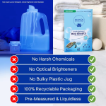 Laundry Sheets 60 Load - Travel Friendly Detergent