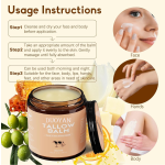 Beef Tallow Balm 5oz - Organic Grass Fed