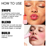 Lip Gloss - 2 in 1 Long Lasting Blush Effect