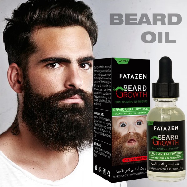 Beard Growth Oil - 100% Natural Nourishing
