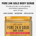 Body Scrub - Dead Sea Salt 24K Gold Exfoliating