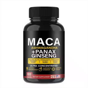 Black Maca Capsules Factory - Certified Organic Men Health Bulk