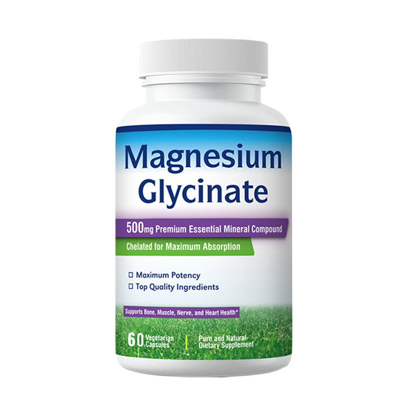 Magnesium Glycinate Capsules Factory - OEM Private Label 400mg