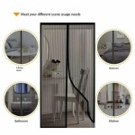 Mosquito Curtain Manufacturer - Modern Magnetic Polyester No Punching