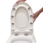 Toilet Lid Factory - One Piece Thickened Quick Release UV