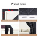 Magnetic Door Curtain Factory - Modern Winter Thickened Air Conditioning