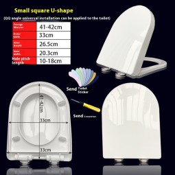Toilet Lid Factory - One Piece Thickened Quick Release UV