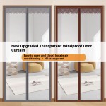 Air Conditioning Curtain Manufacturer - Winter Windproof Transparent Plastic