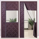 Cotton Door Curtain Manufacturer - Modern Side Opening Self Priming