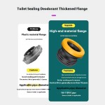 Toilet Sealing Ring Factory - Modern Thick Silicone Deodorant Flange