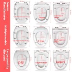 Toilet Lid Factory - One Piece Thickened Quick Release UV