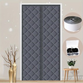 Magnetic Door Curtain Manufacturer - Winter Thickened Polyester Fiberglass