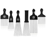 Hair Comb Manufacturer - Men Fashion Wide Toothed Metal Needle