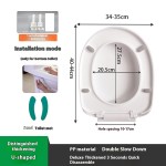 Toilet Lid Factory - One Piece Thickened Quick Release UV