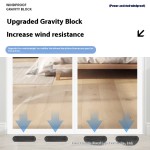 Air Conditioning Curtain Factory - Transparent EVA Nylon Magnetic